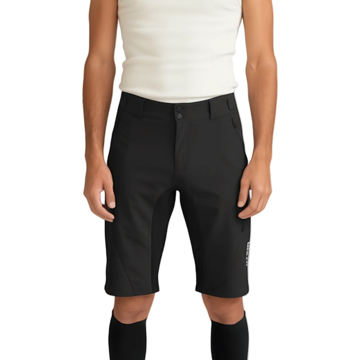 Urban Cycling Men's Gravel Grinder Cyclocross / MTB Shorts - Flex Soft Shell Shorts with Zip Pockets and Vents