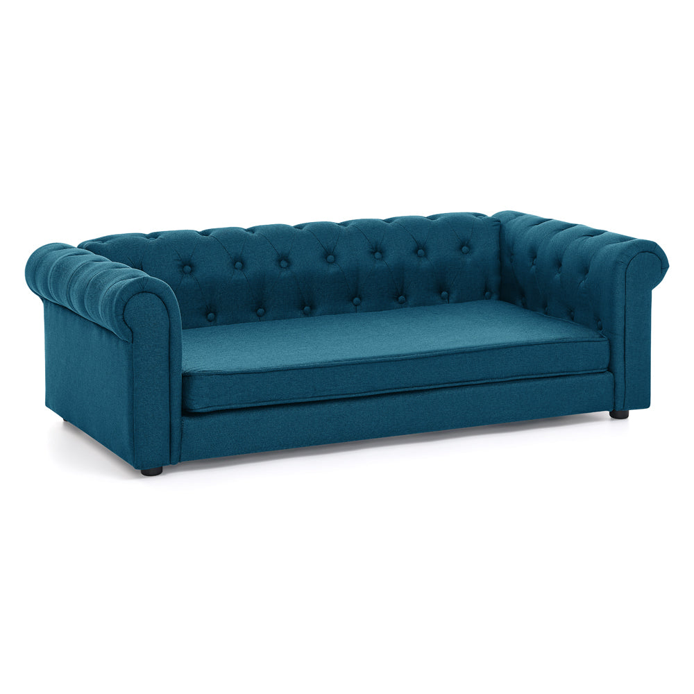 Big Dog Rectangular Pet Bed - Dark Blue