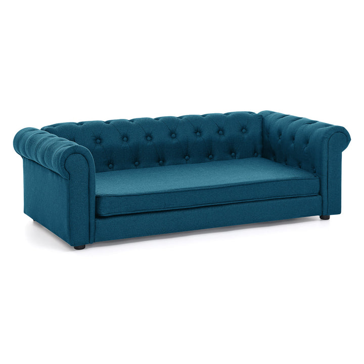 Big Dog Rectangular Pet Bed - Dark Blue