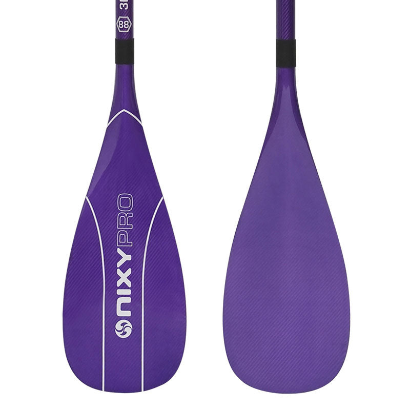 NIXY 3-Piece Adjustable 100% 3K Color Carbon Fiber SUP Pro Paddle