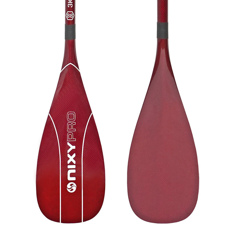 NIXY 3-Piece Adjustable 100% 3K Color Carbon Fiber SUP Pro Paddle