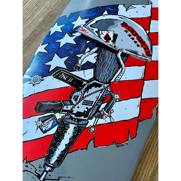 Bill Danforth Gulf War Memorial Limited Edition Deck 9.5"x32" HAND PAINTED 1 of 10