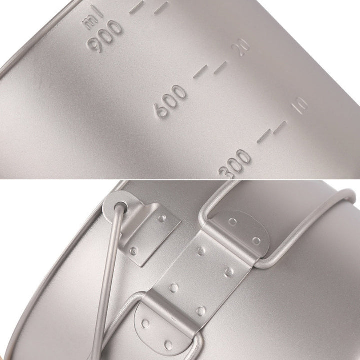 Near Zero Outdoor Gear Titanium Cooking Pot - 1100 ml