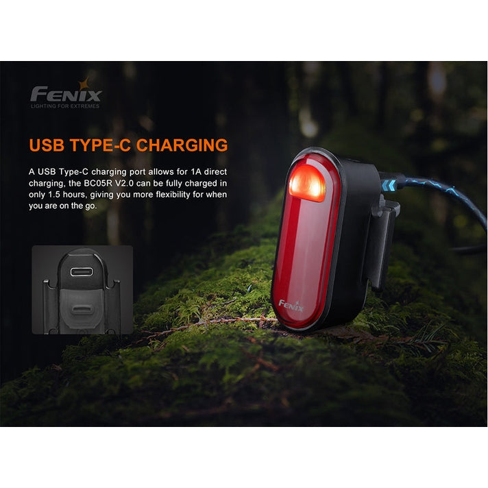 Fenix BC05R V2.0 Rechargeable Bicycle Tail Light