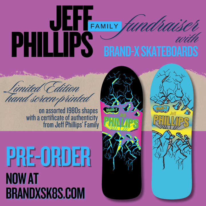 Jeff Phillips BREAKOUT original shape Limited Edition Series, HAND PAINTED Deck PRE-ORDER, JUNE 2026