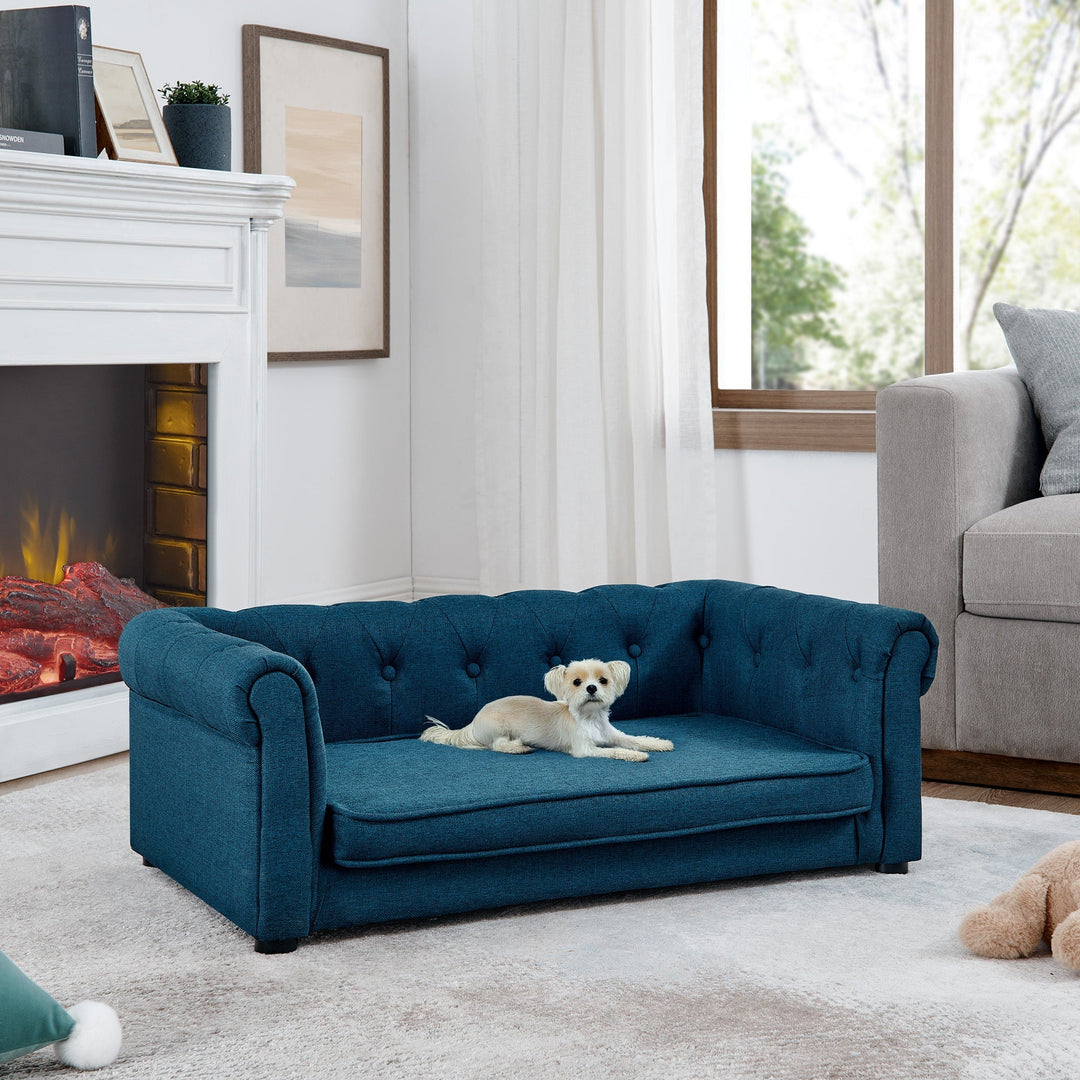 Elegant Elevated Dog Sofa Bed for Comfort