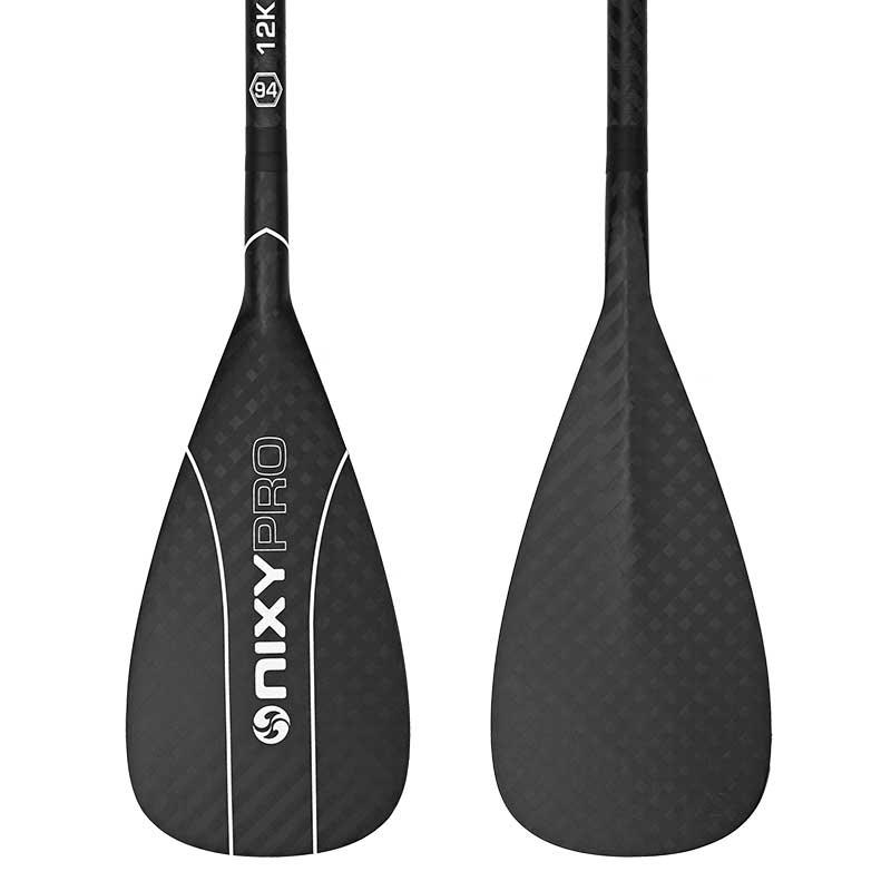 NIXY 3-Piece Adjustable 100% 12K Carbon Fiber SUP Pro Paddle