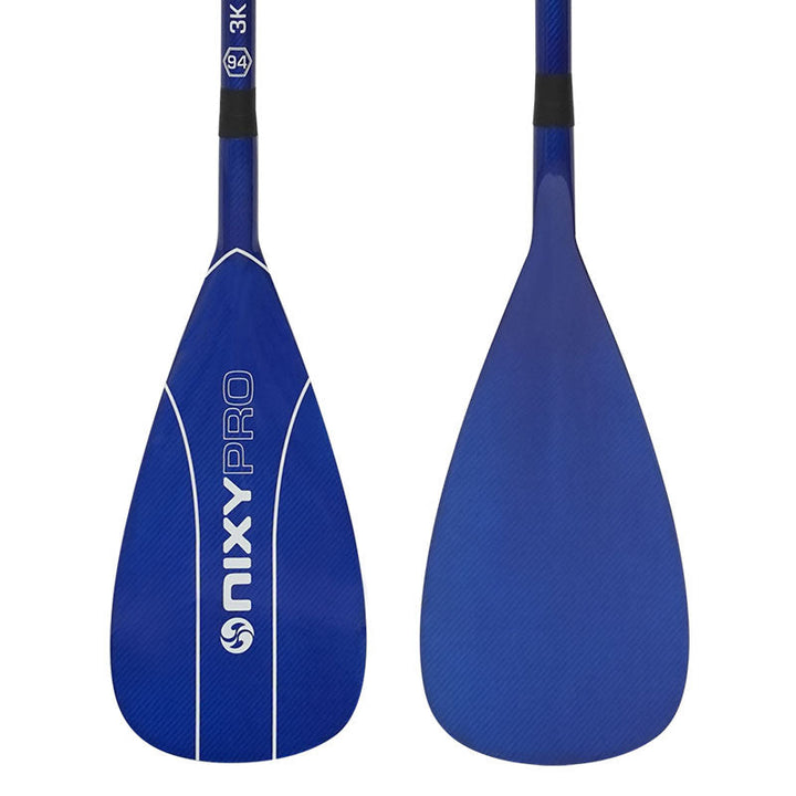 NIXY 3-Piece Adjustable 100% 3K Color Carbon Fiber SUP Pro Paddle