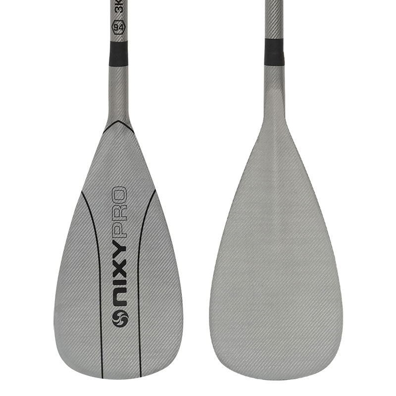 NIXY 3-Piece Adjustable 100% 3K Color Carbon Fiber SUP Pro Paddle