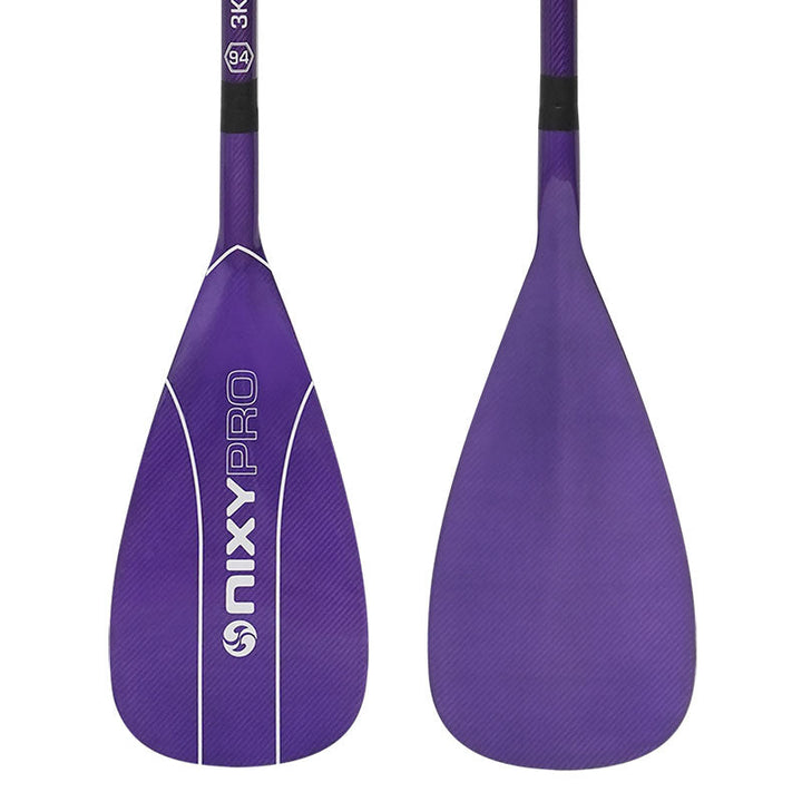 NIXY 3-Piece Adjustable 100% 3K Color Carbon Fiber SUP Pro Paddle