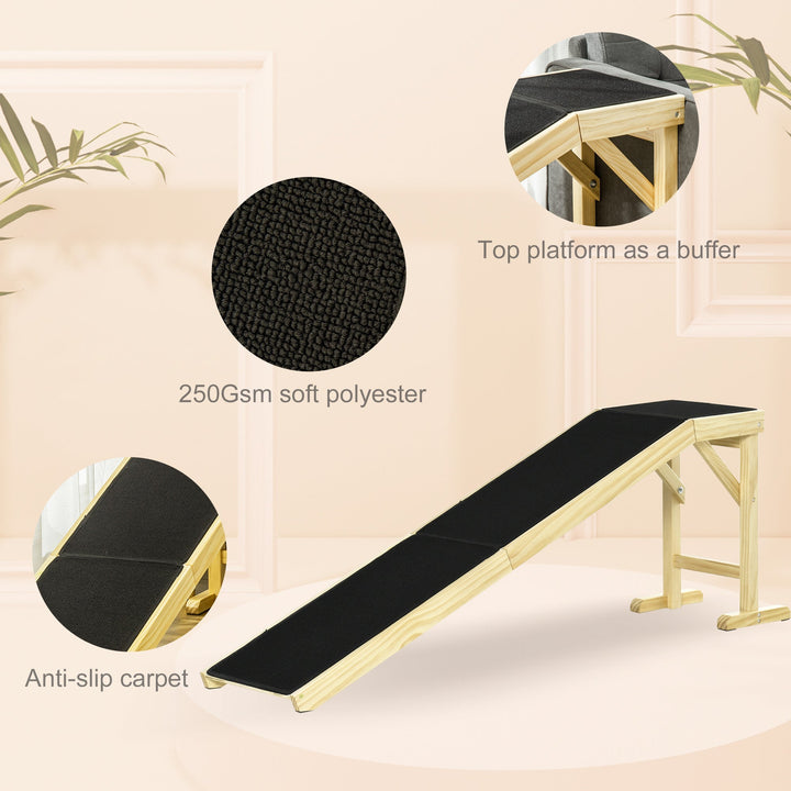 PawHut Dog Ramp for Bed - Easy Access Solution