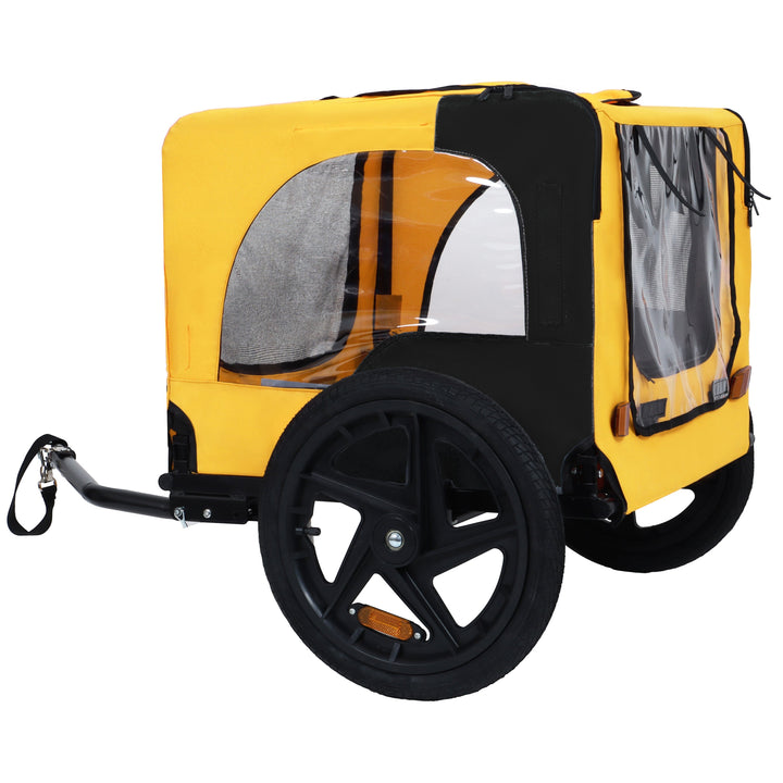 Pet Bike Trailer Dog Cart for Medium Dogs up to 66 lbs