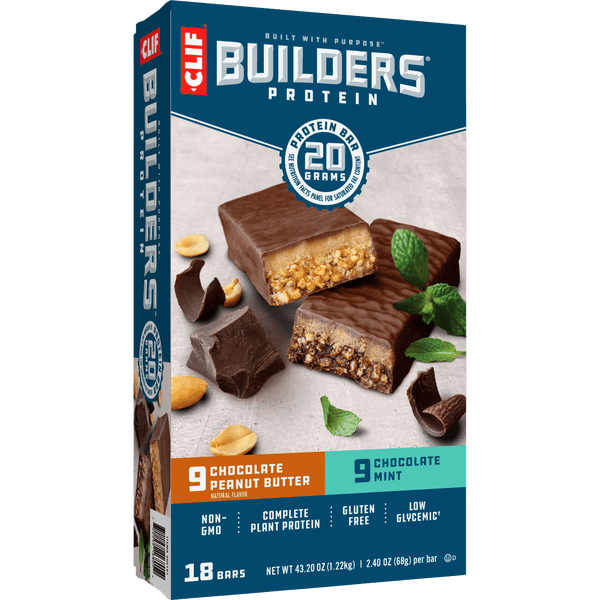 CLIF Builder's Protein Bar Variety Pack 18 pack