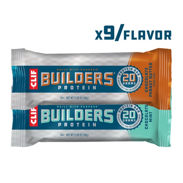 CLIF Builder's Protein Bar Variety Pack 18 pack