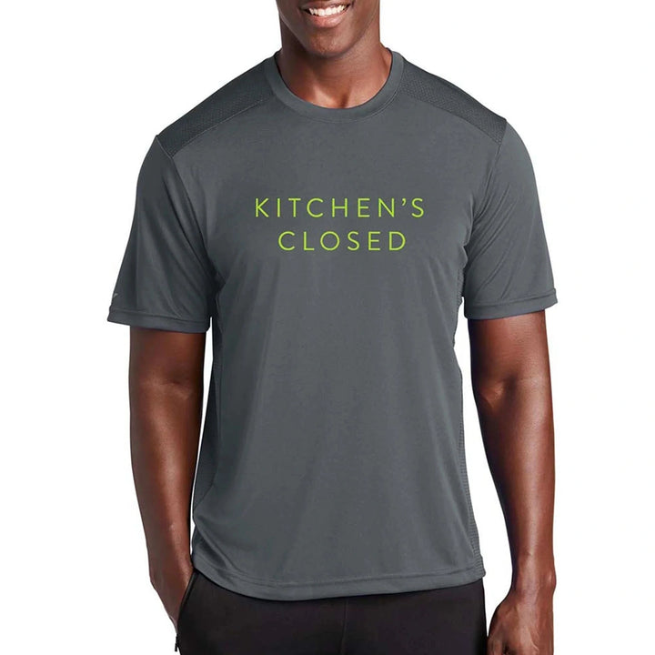 Swinton Pickleball Men's Kitchen's Closed Performance Shirt Gray