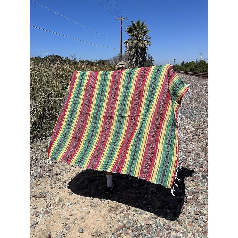 West Path Rasta Mexican Falsa Yoga Blanket
