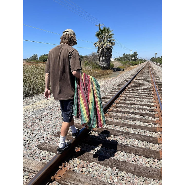 West Path Rasta Mexican Falsa Yoga Blanket