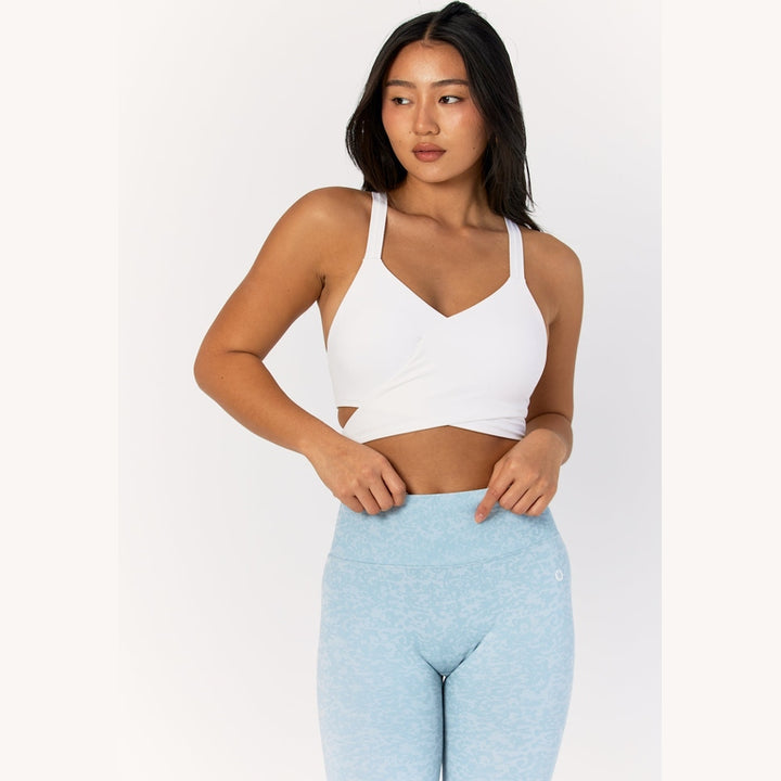 Astoria LIVE LUXE Crossover Crop - White