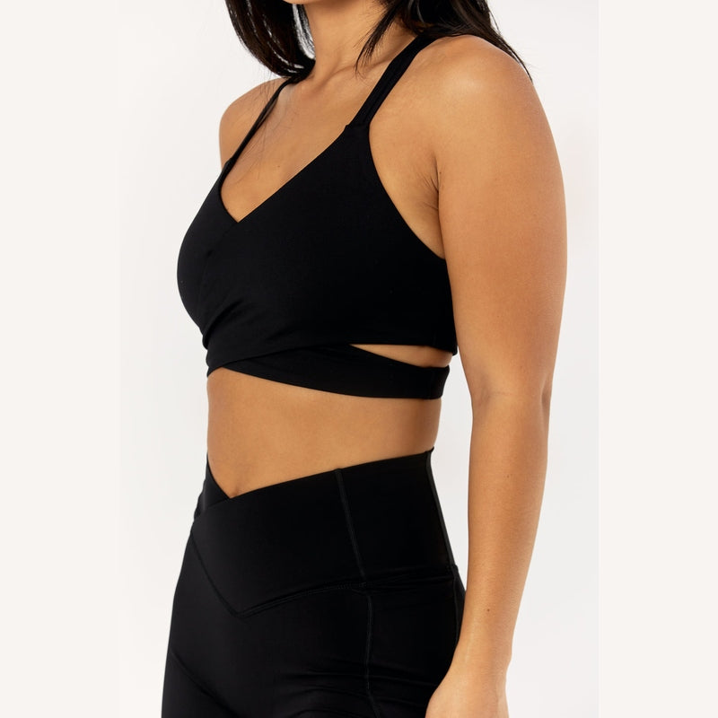 Astoria LIVE LUXE Crossover Crop - Black