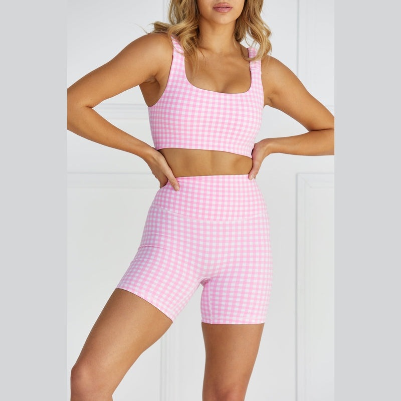 Astoria LUXE BALANCE Short - Pink Gingham