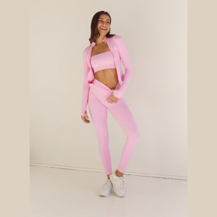 Astoria LUXE BALANCE Zip Up Jacket - Candy Pink