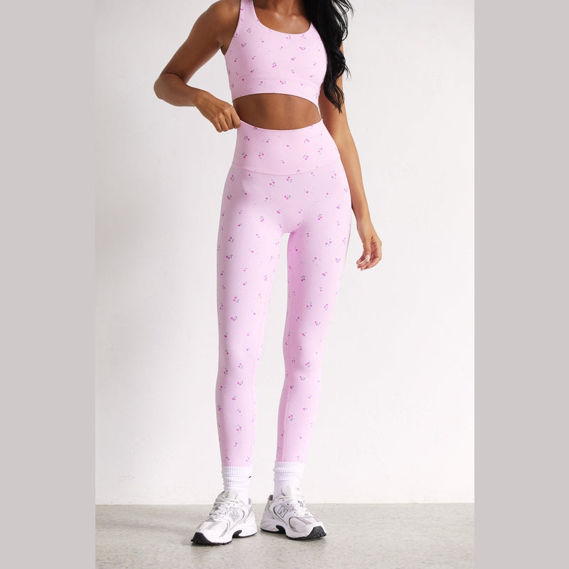 Astoria LUXE BLOSSOM Sports Crop - Cherry