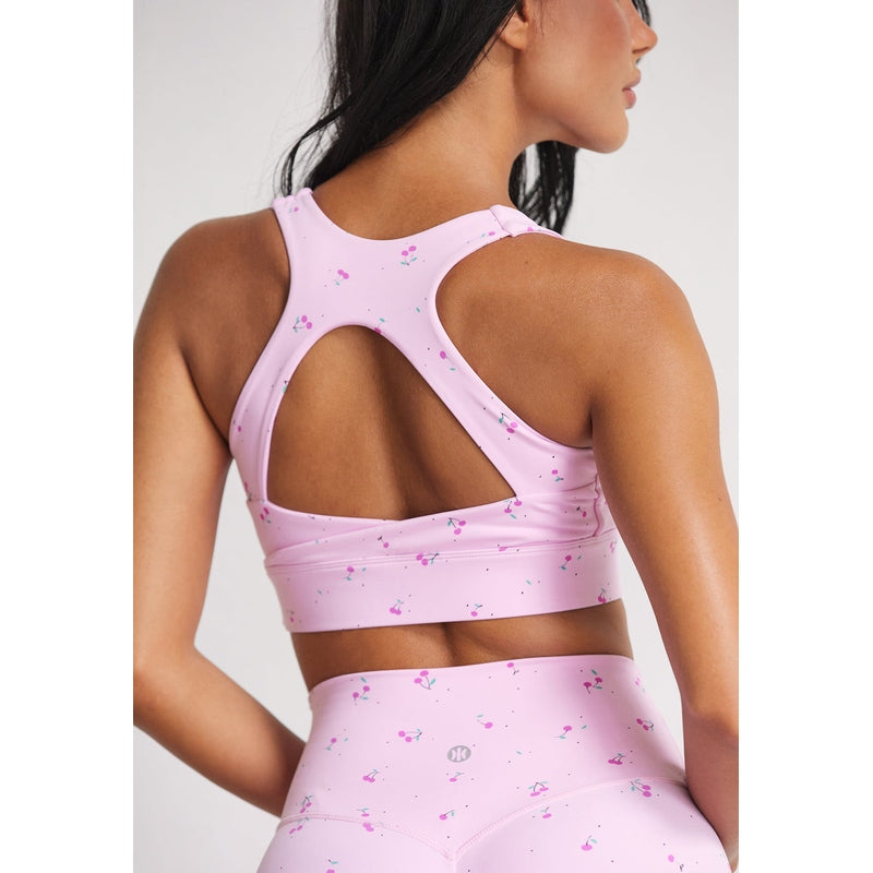 Astoria LUXE BLOSSOM Sports Crop - Cherry