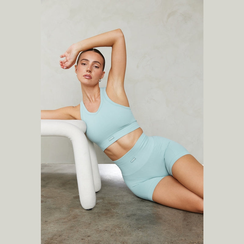 Astoria CONTOUR Ribbed Seamless Short - Seafoam