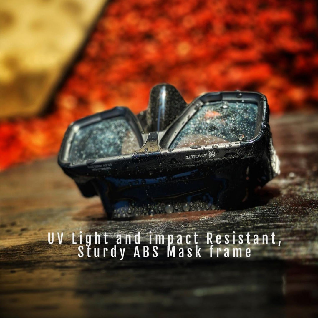 ATACLETE Twin Lens Dive Mask & Snorkel Combo