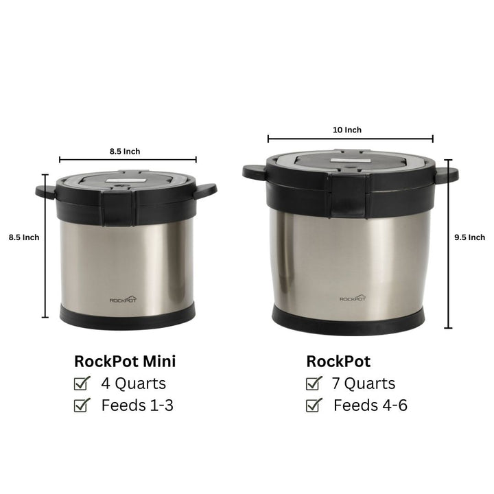 4QT RockPot Mini - Portable Cooking Pot for Easy Meals