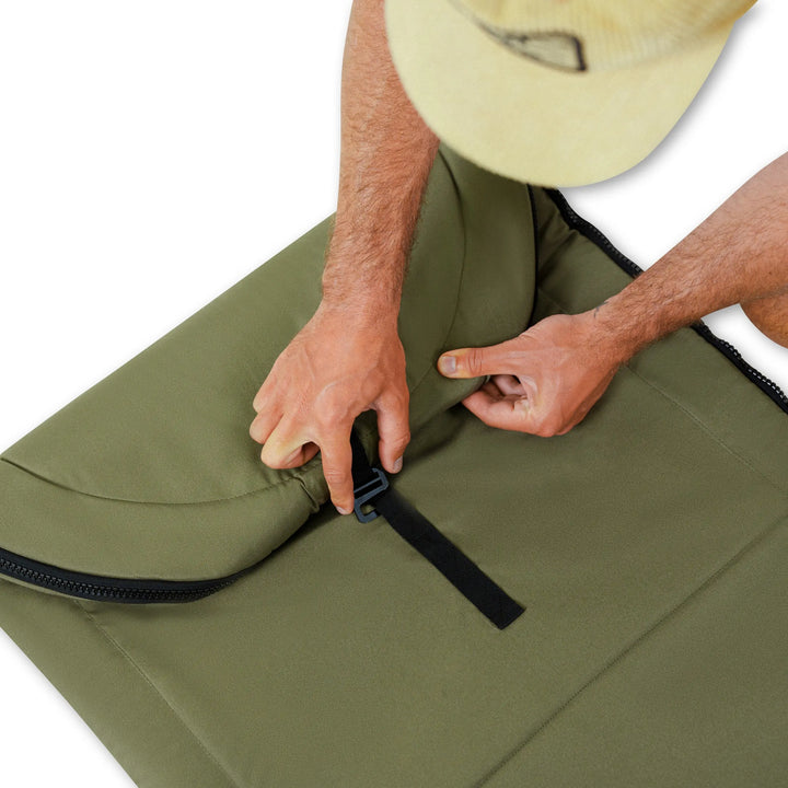 Olive Drab Padded Day / Travel Board Bag