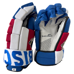 ALEX Hockey Gloves for Players - Red/White/Blue
