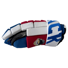 ALEX Hockey Gloves for Players - Red/White/Blue