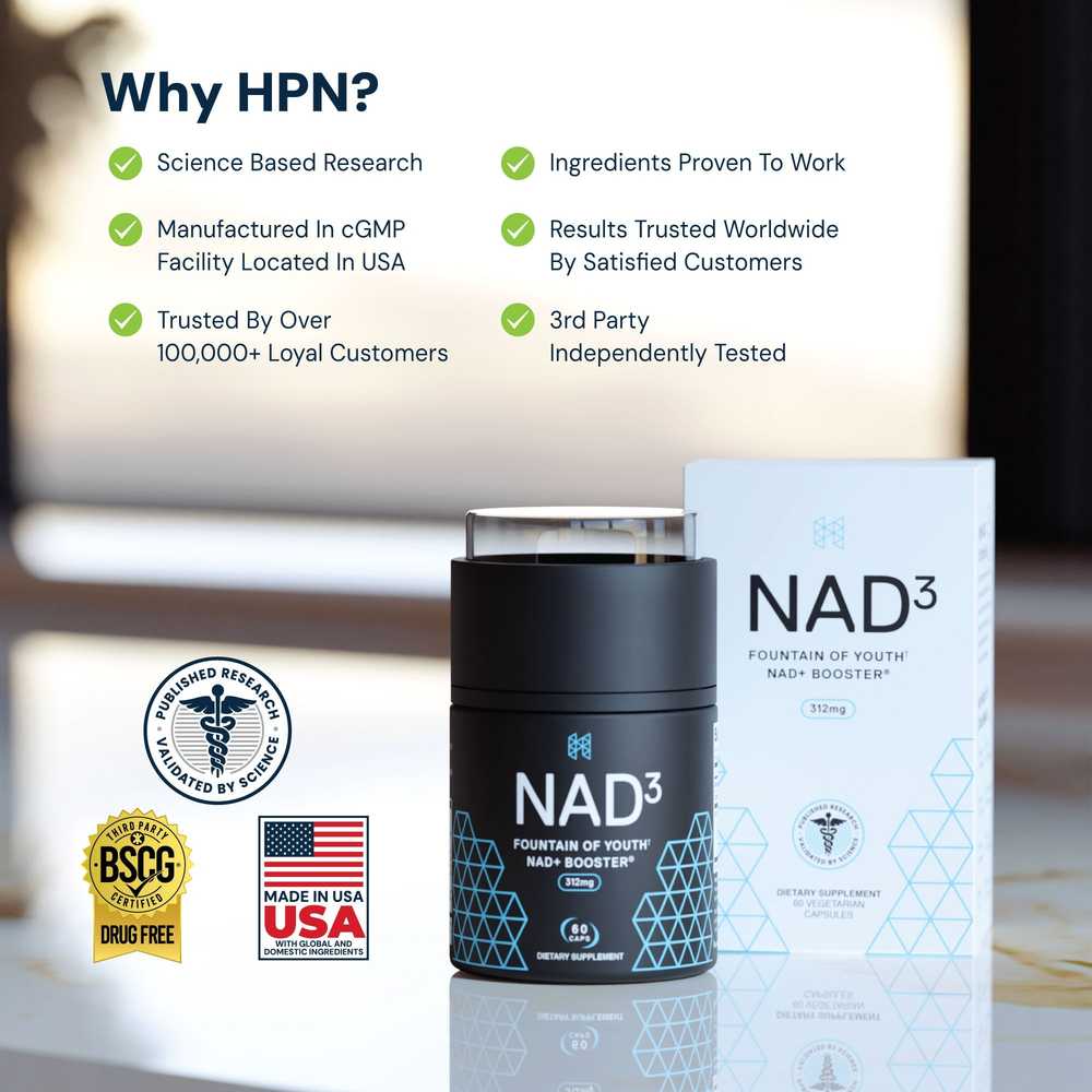 NAD3® 60 - NAD+ Booster for Inflammation Relief