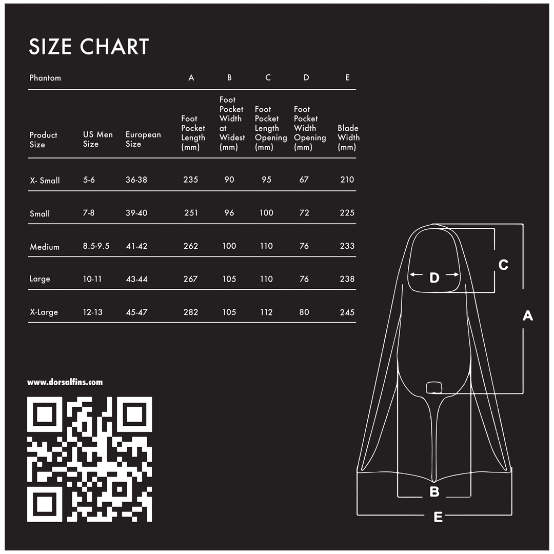 DORSAL Bodyboard Swim Fins for Body Surfing