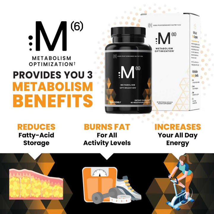 M 6 Metabolism Optimization Supplement for Weight Loss
