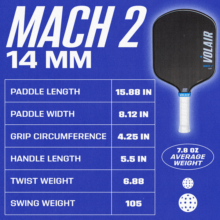 Volair Mach 2 Pickleball Paddle