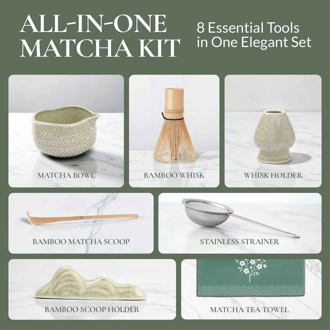 Bamboo Tea Whisk Set: Perfect Gift for Tea Lovers
