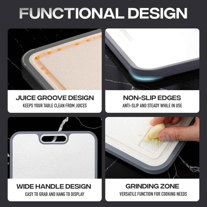 Titanium Cutting Board – Durable, Antibacterial Gift Set