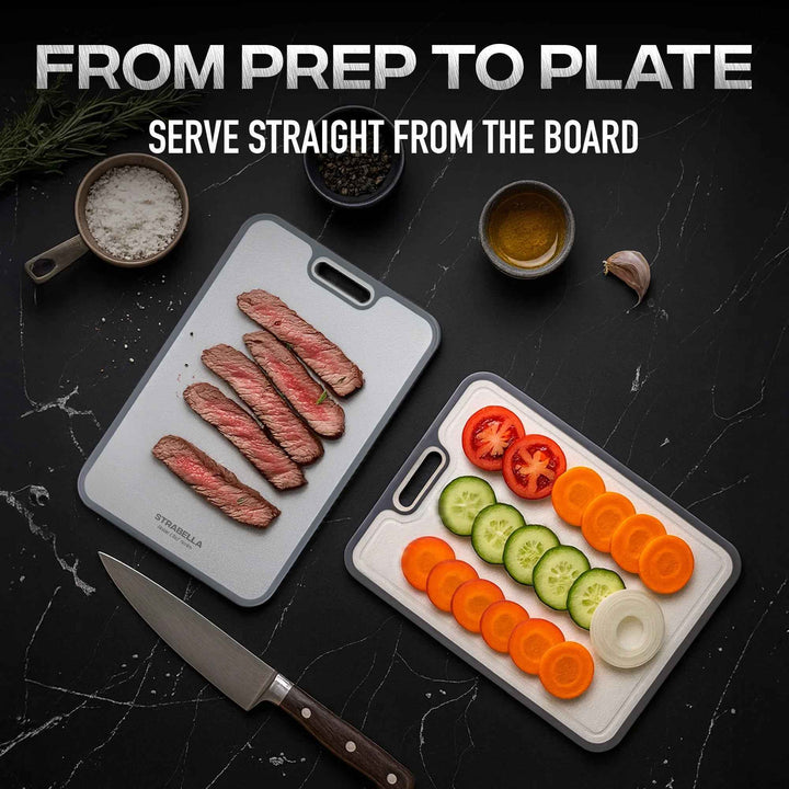 Titanium Cutting Board – Durable, Antibacterial Gift Set