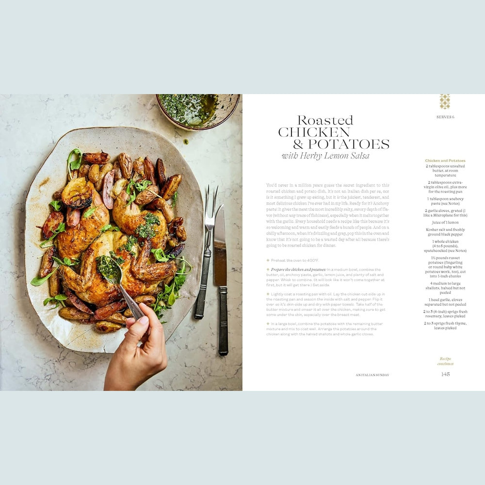 At My Italian Table: Family Recipes from My Cucina to Yours: A Cookbook Spiral Bound