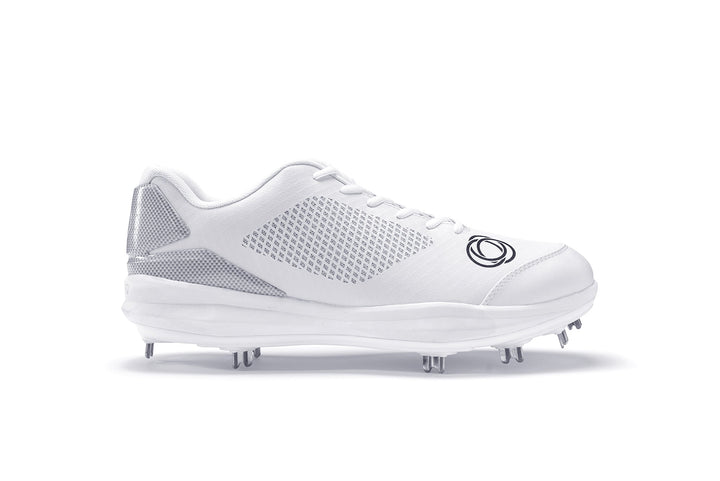 Athalonz GF1 Metal Baseball & Softball Cleats - White