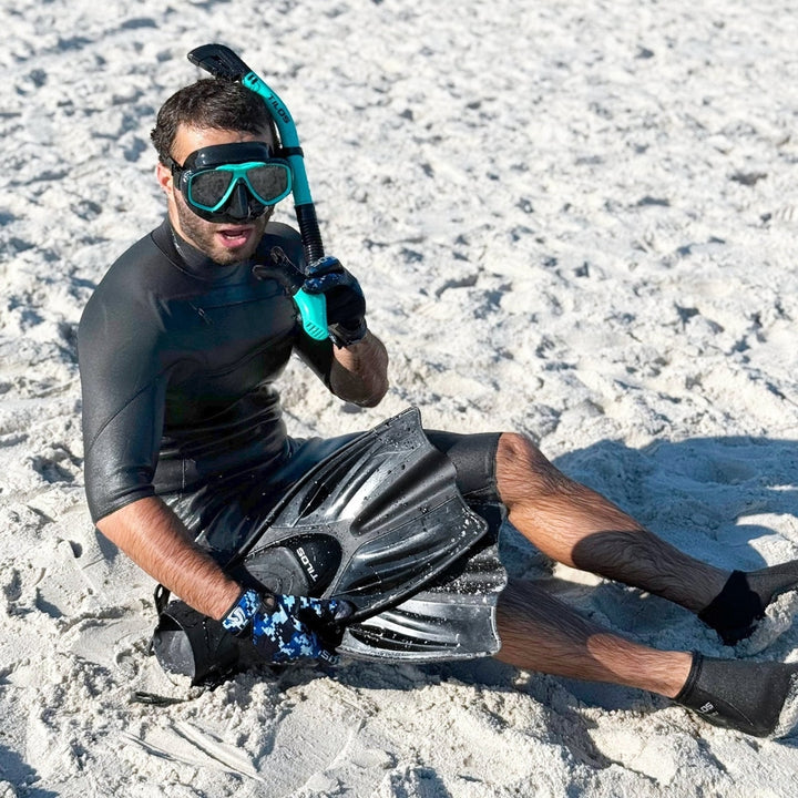Getaway Wide Toe Box Snorkeling Fins for Broad Feet