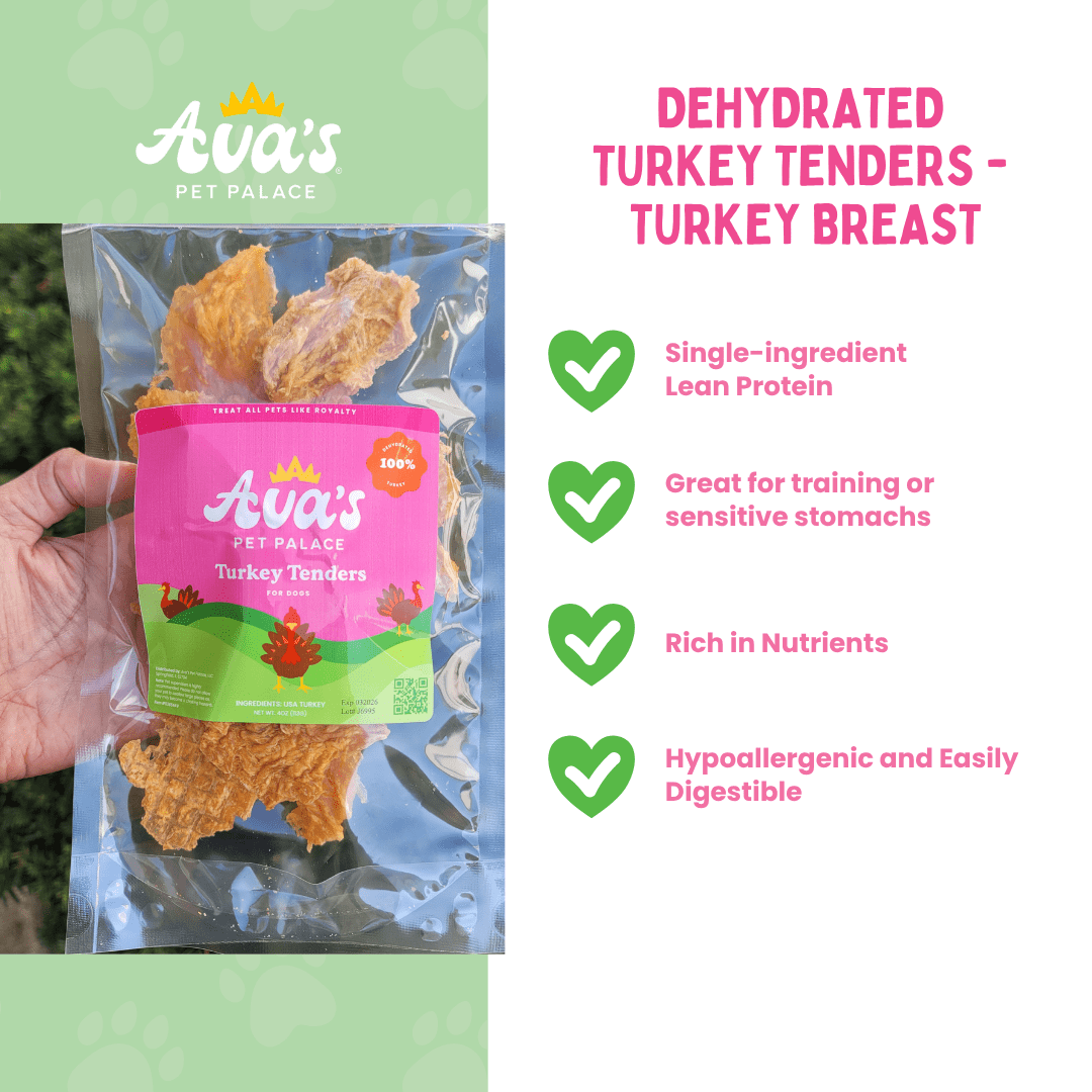 Turkey Breast Jerky Dog Treats - Turkey Tenders