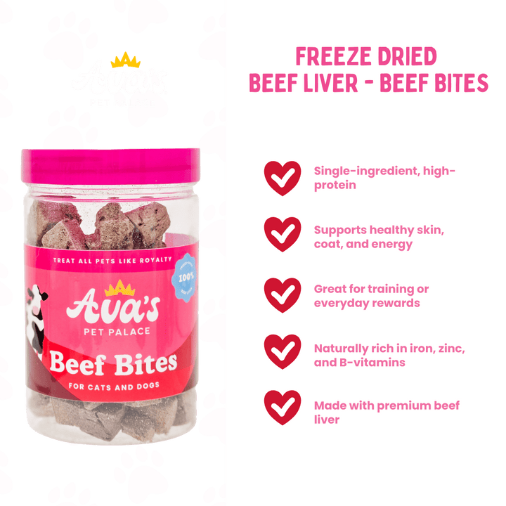 Freeze Dried Beef Liver Treats for Pets