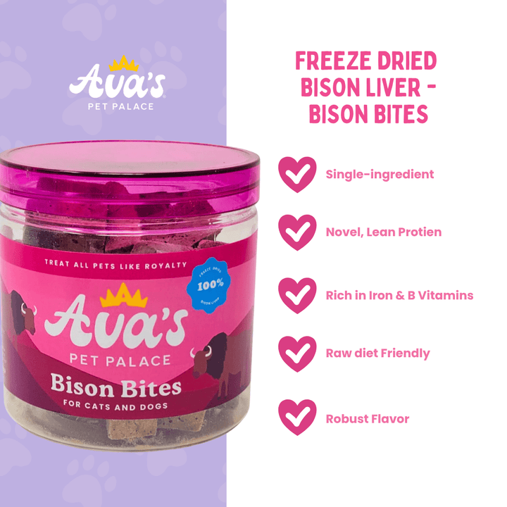 Freeze Dried Bison Liver - Bison Bites