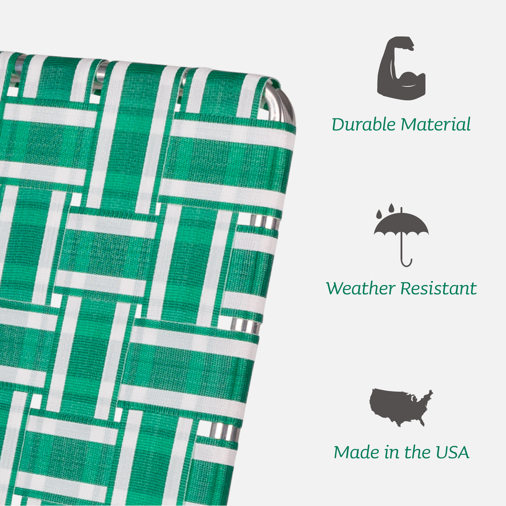 Lawn Chair USA Black & Yellow Classic Chair