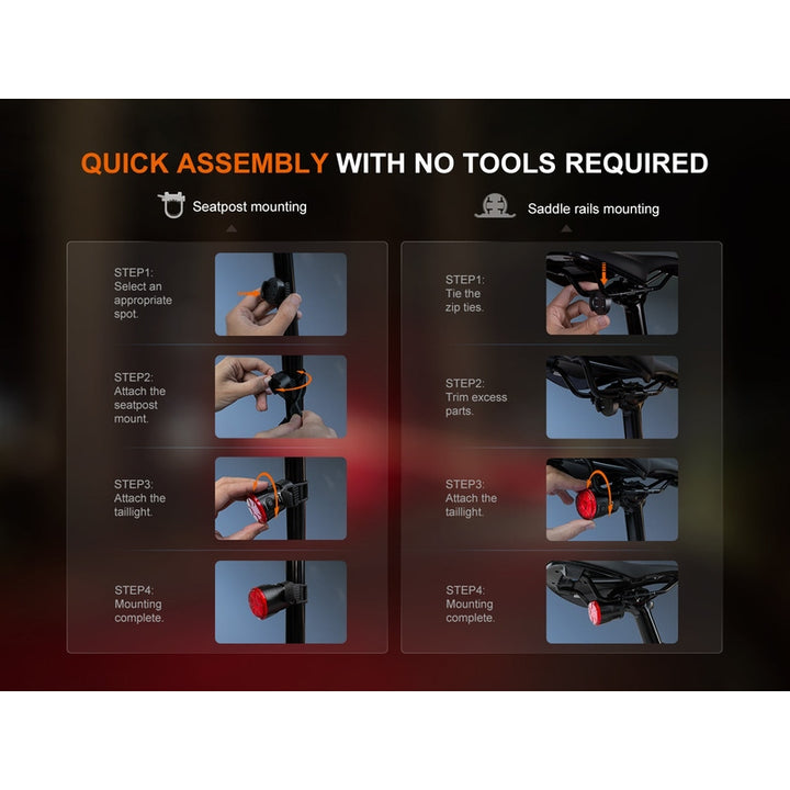 Fenix BC06R Smart-Brake Bicycle Taillight