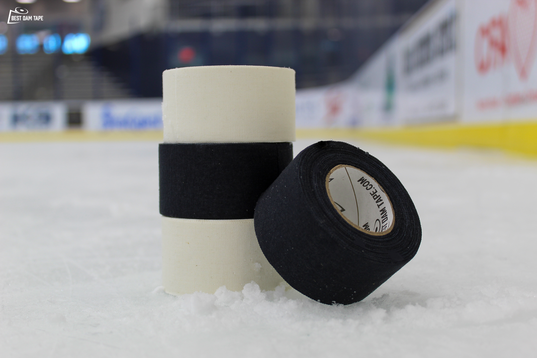 Double Wide Black Cloth Tape for Hockey Players