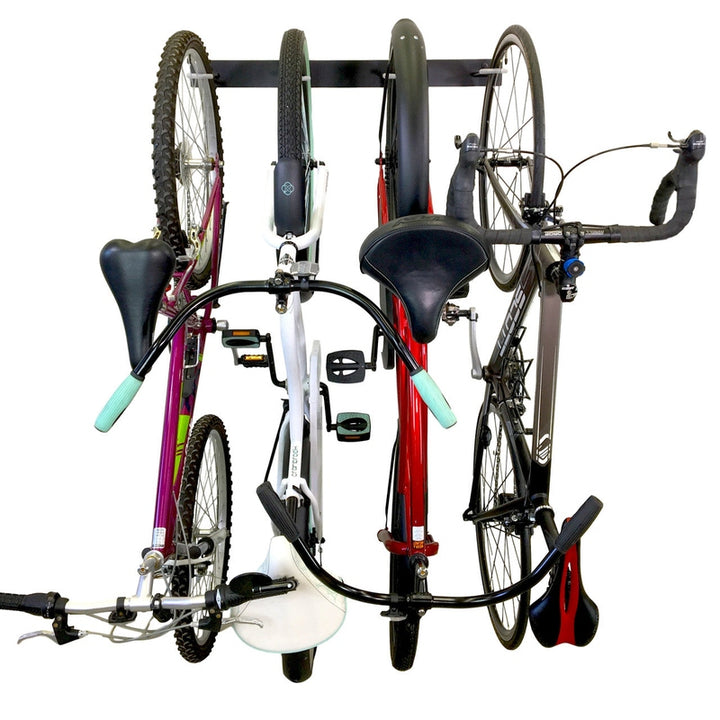 StoreYourBoard Blackstone Bike Storage Rack | 8 Bikes | Black